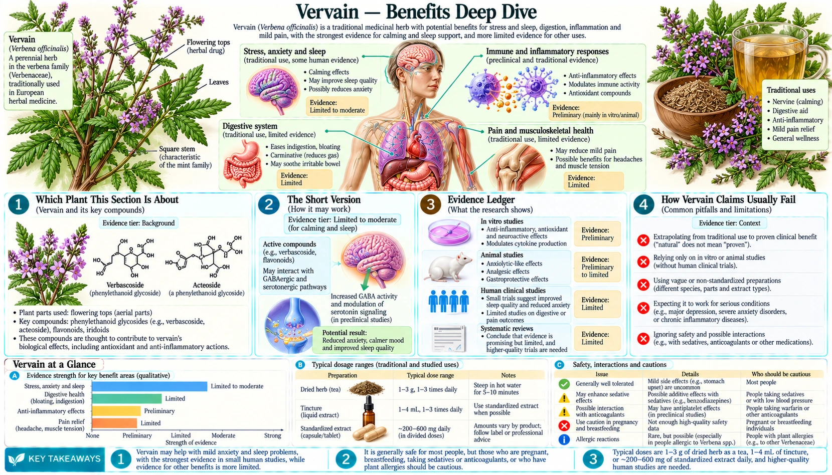 Benefits — scientific infographic poster