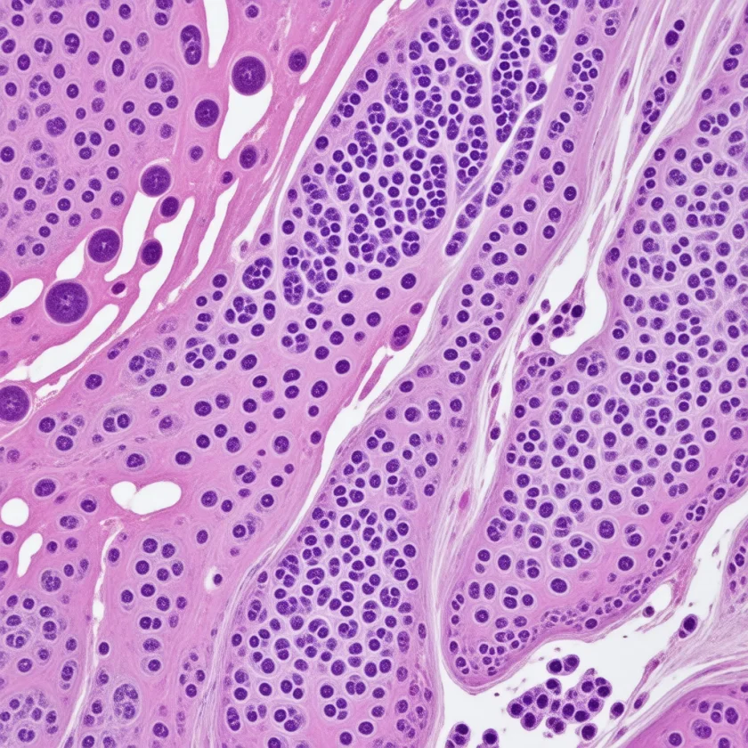Inflamed joint lining in rheumatoid arthritis