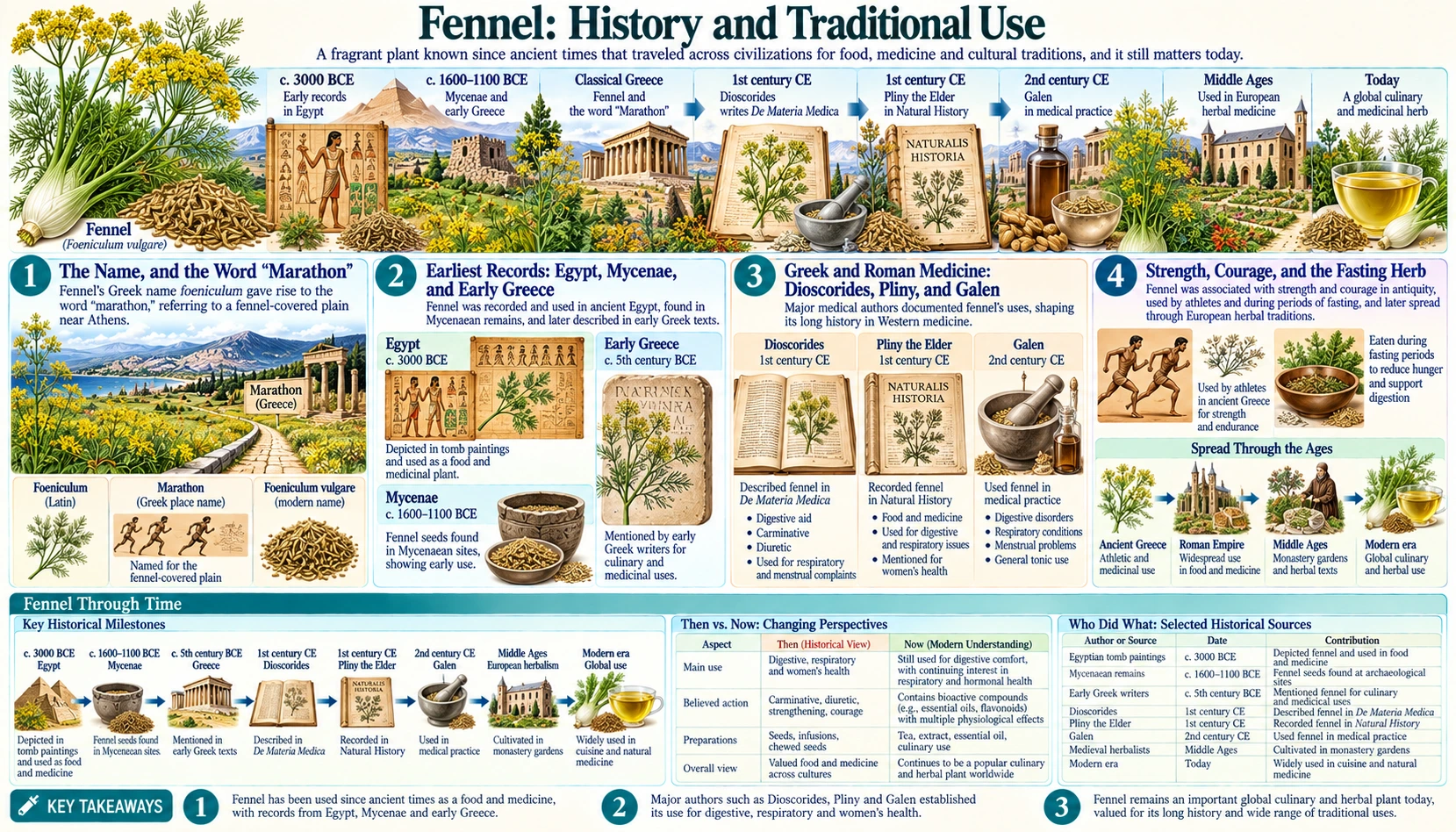 History — scientific infographic poster