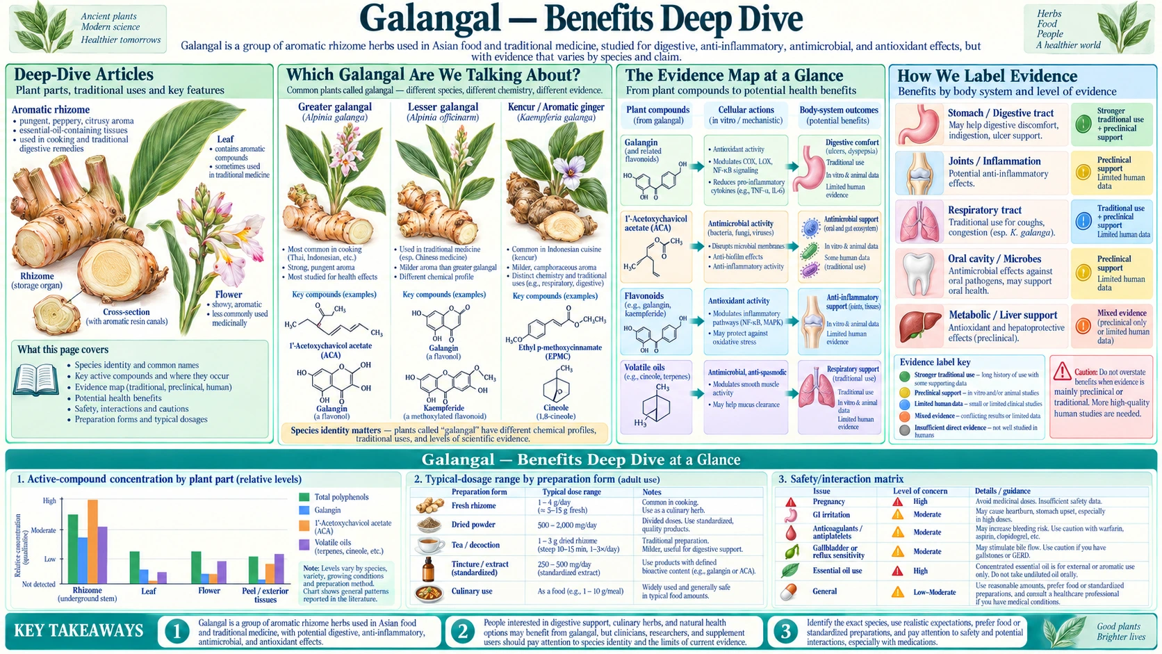 Benefits — scientific infographic poster