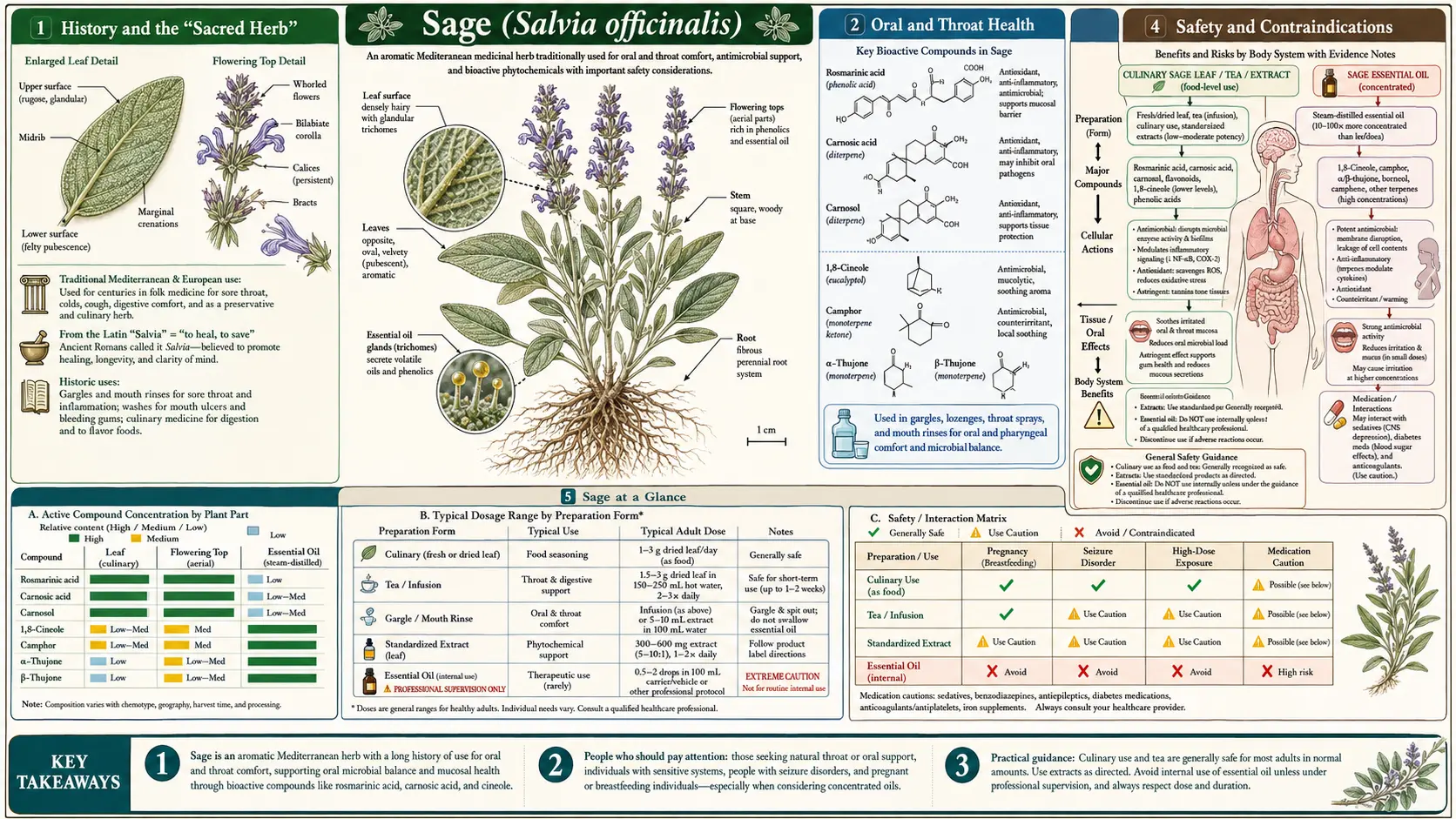 Sage — scientific infographic poster