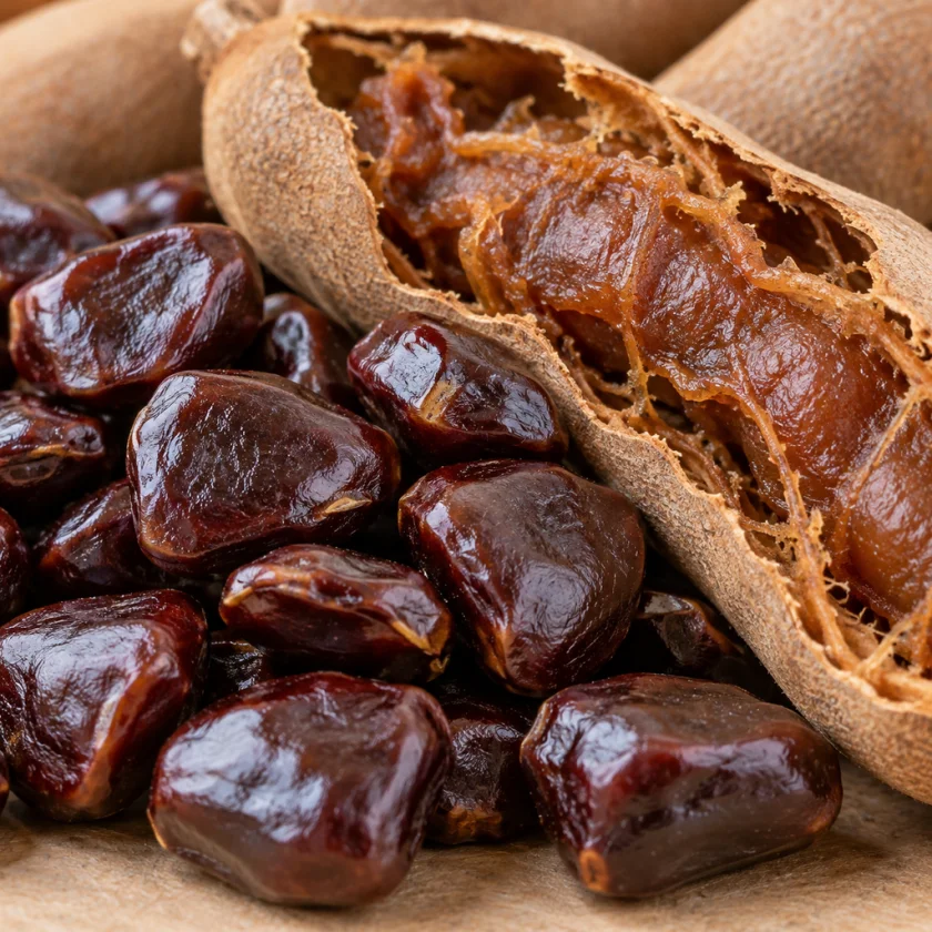 Tamarind seeds, studied apart from the pulp