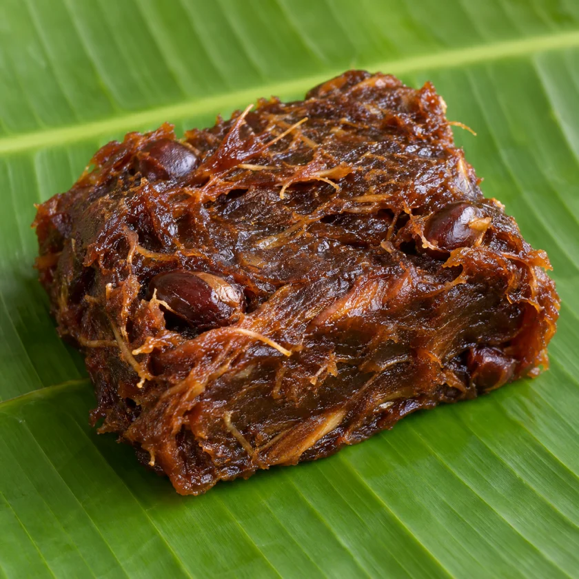 Pressed tamarind pulp, rich in natural sugar