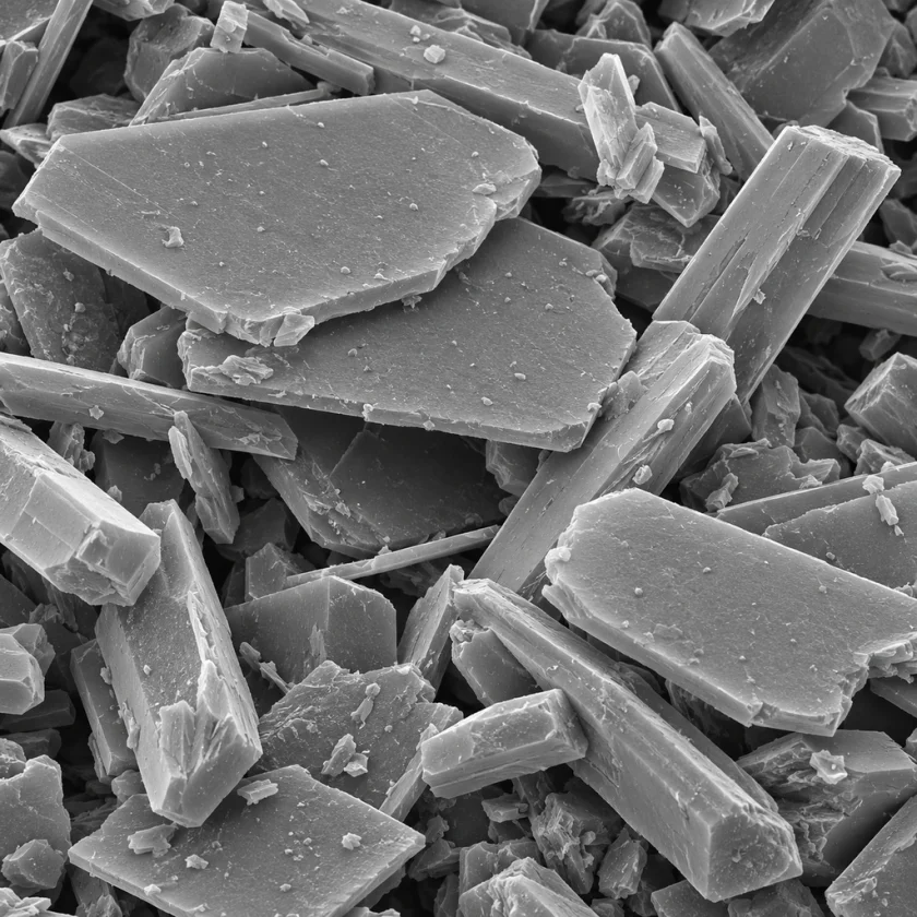 Thymol crystals, magnified