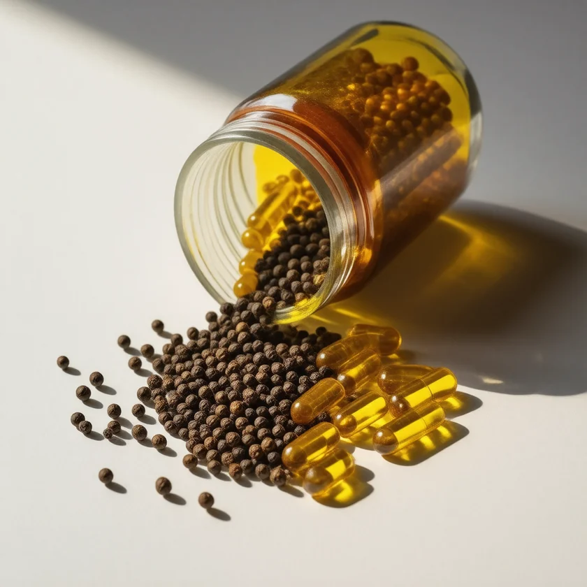 Concentrated turmeric capsules