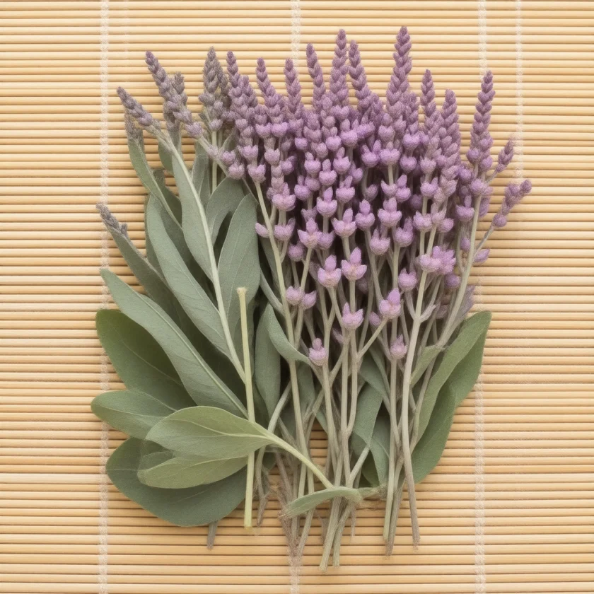Dried Vietnamese balm, the herb sold as xiang ru