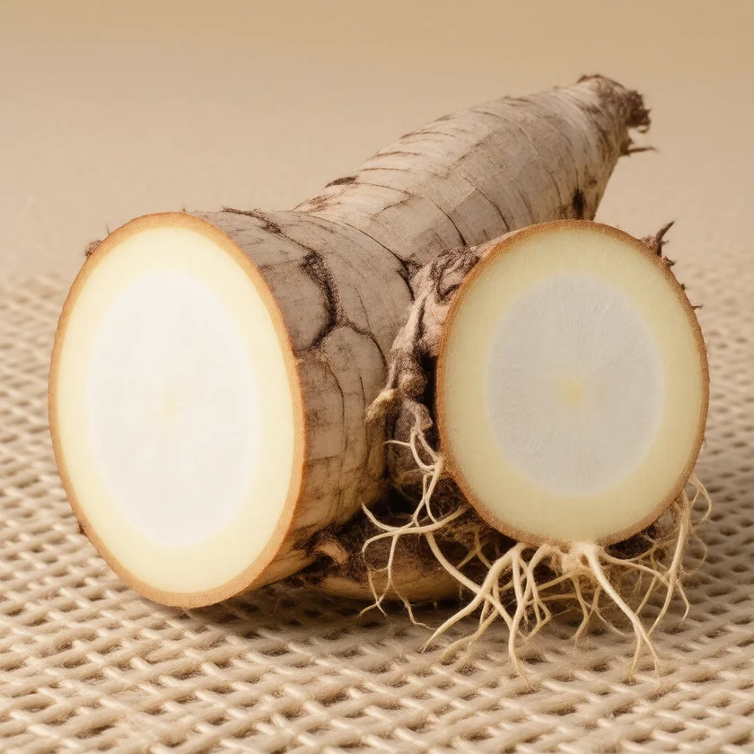 Zedoary rhizome cut open