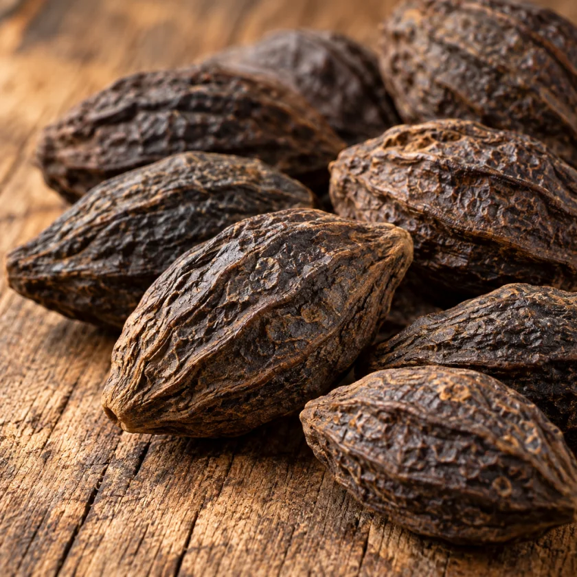 Dried haritaki fruits