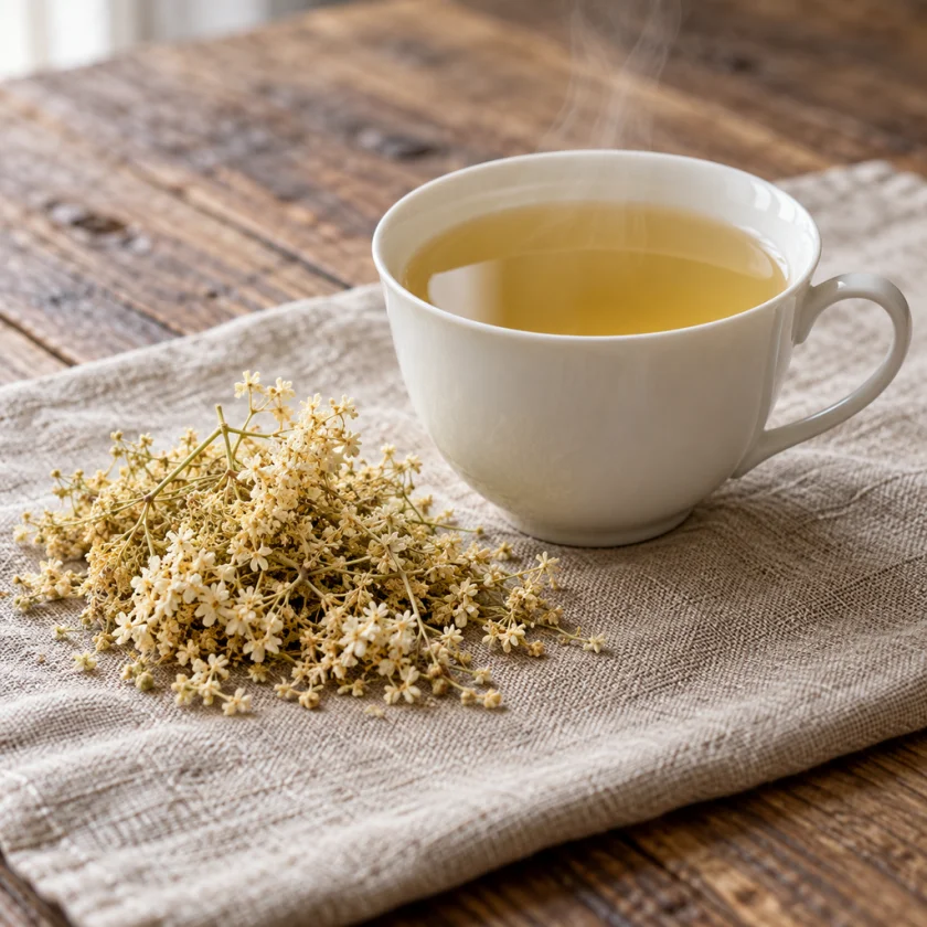 Meadowsweet tea, the traditional stomach remedy
