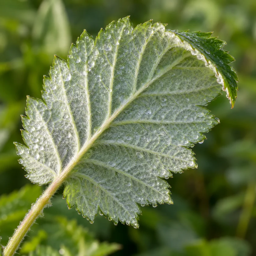 Meadowsweet leaves, rich in tannins