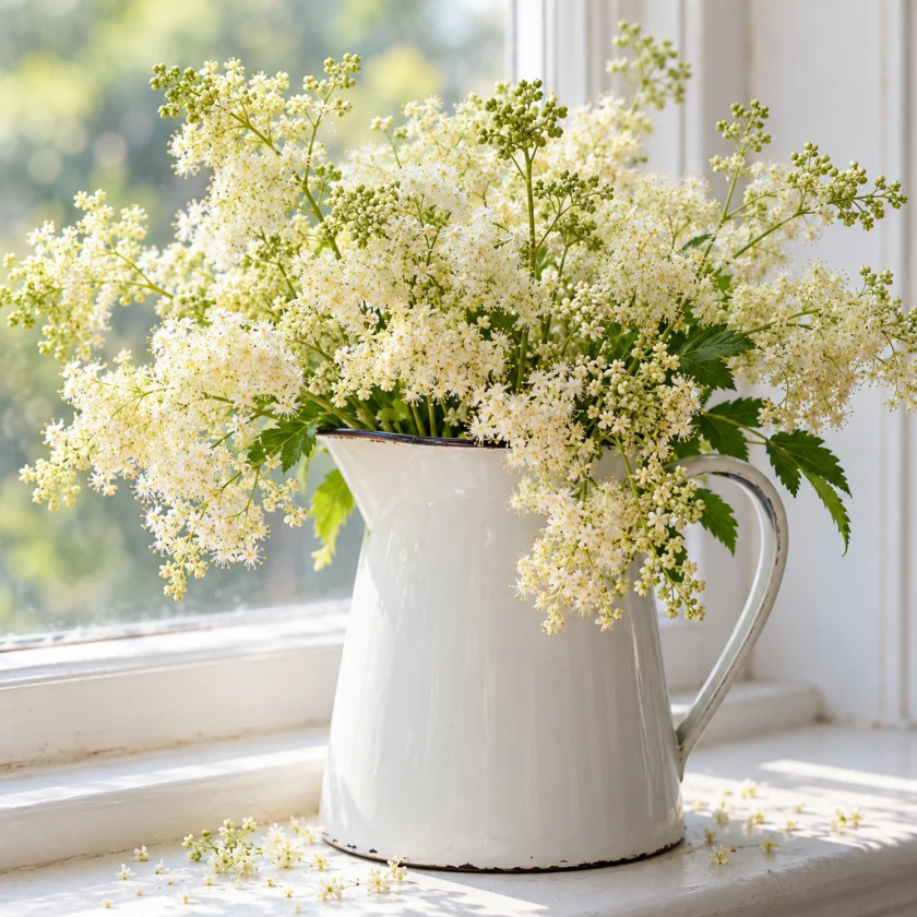 Freshly cut meadowsweet, with its almond scent