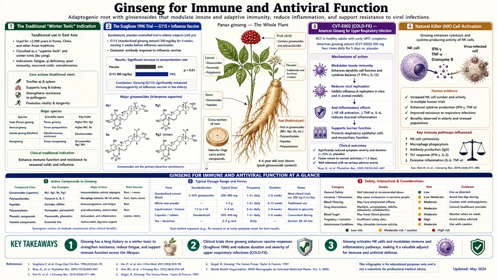 Immune and Antiviral — scientific infographic poster