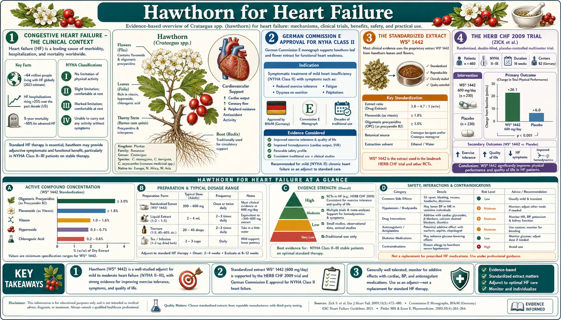 Heart Failure — scientific infographic poster