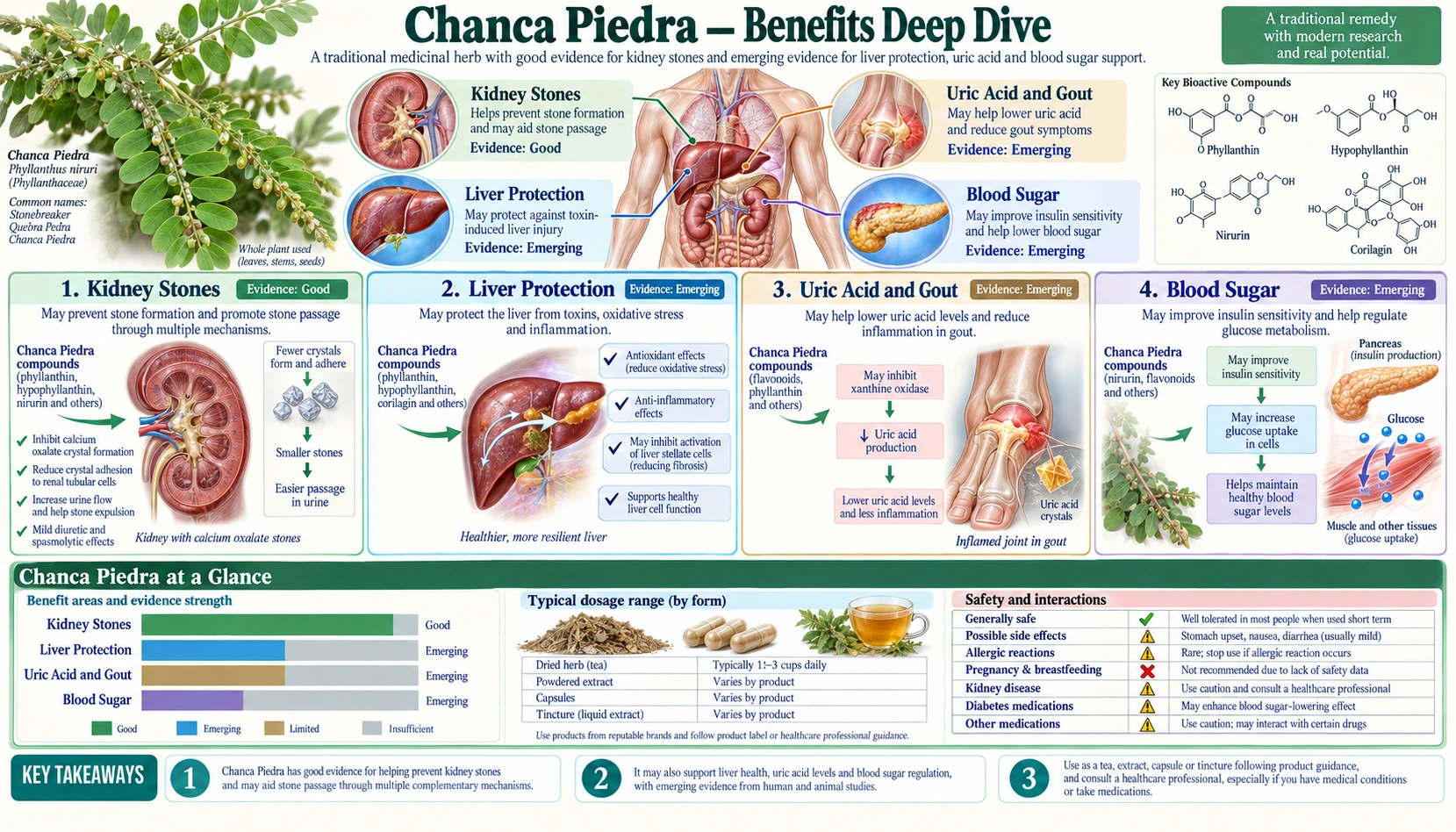 Benefits — scientific infographic poster