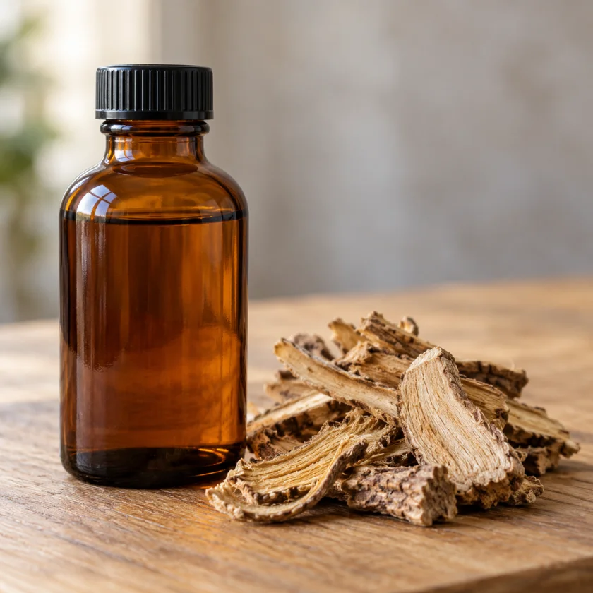 Coleus root extract and dried root