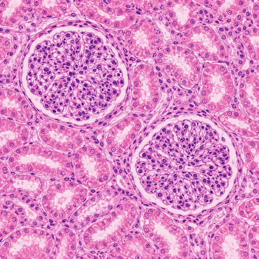 Kidney tissue, where diuretics act