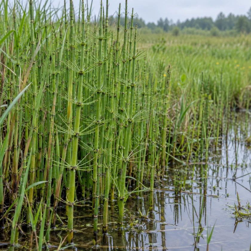 Marsh horsetail, a toxic look-alike species