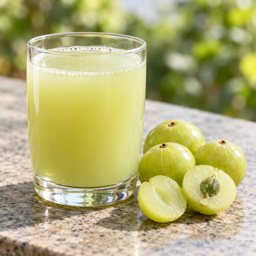 Fresh amla juice
