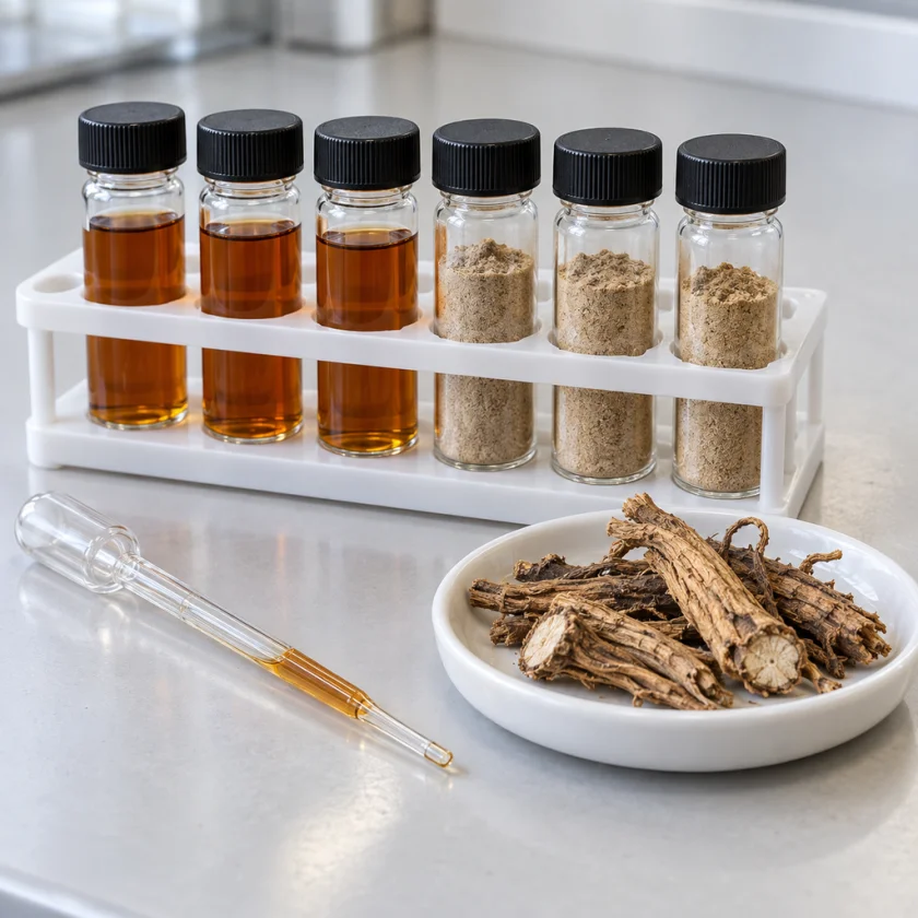 Testing echinacea products for identity and contamination