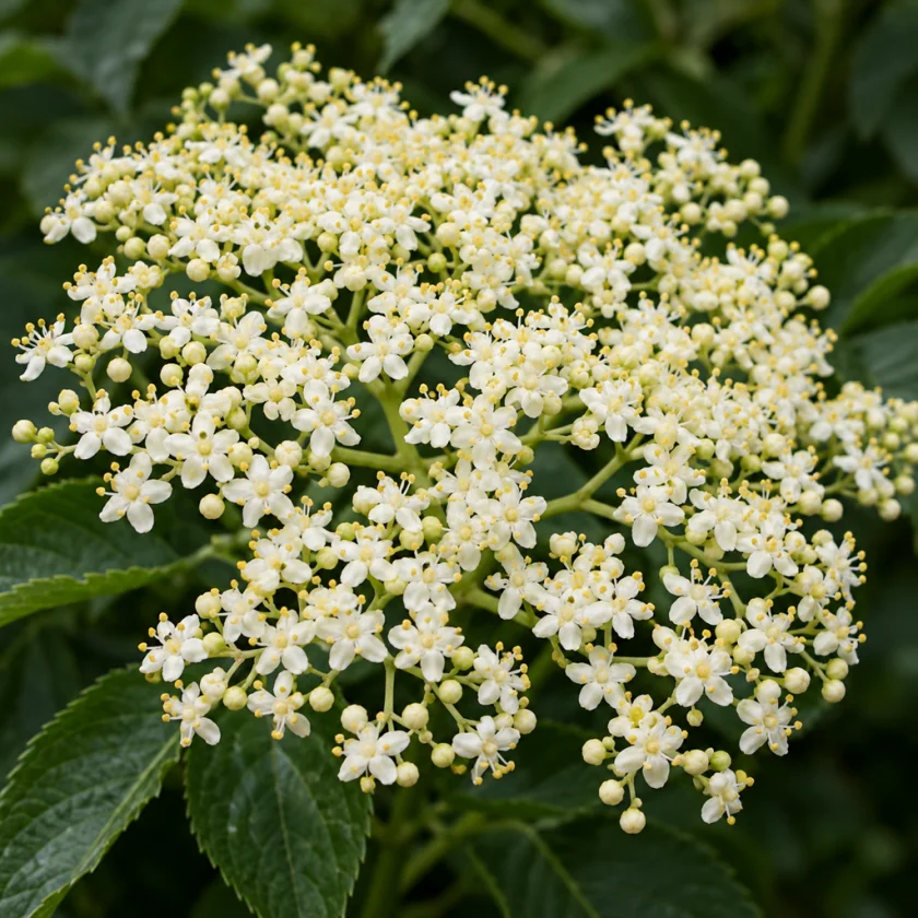 Elderflowers, long used for cordials, fritters and folk remedies
