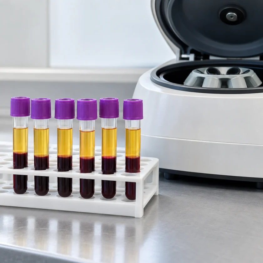 Blood samples, where serum potassium is measured