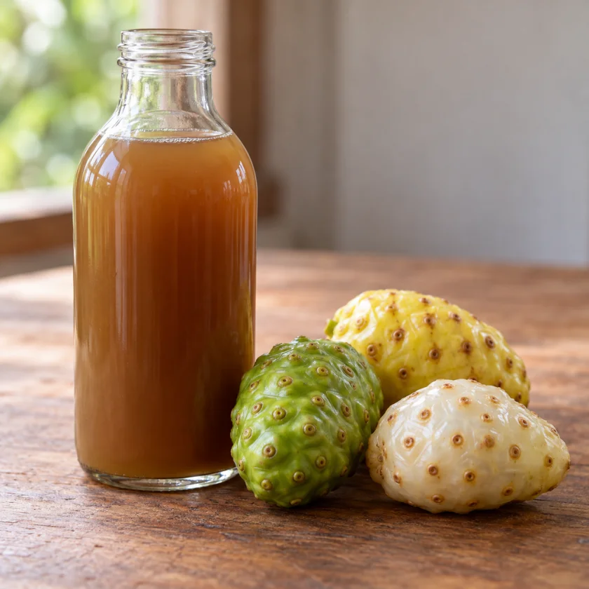 Noni juice and fruit, a concentrated potassium source