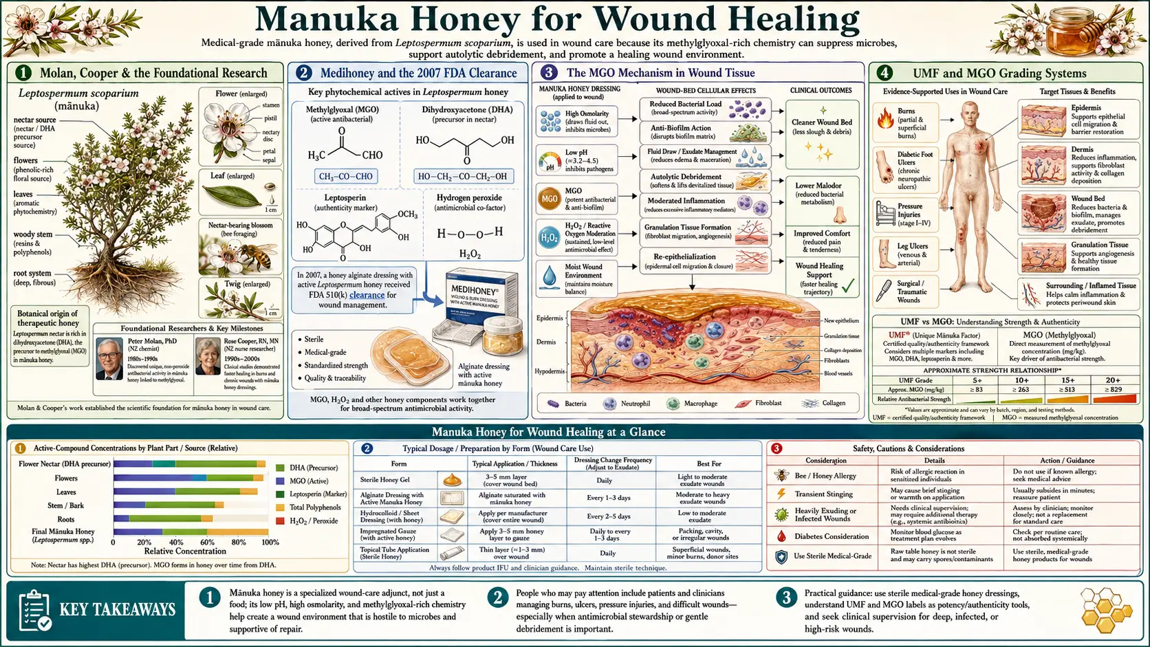 Wound Healing — scientific infographic poster