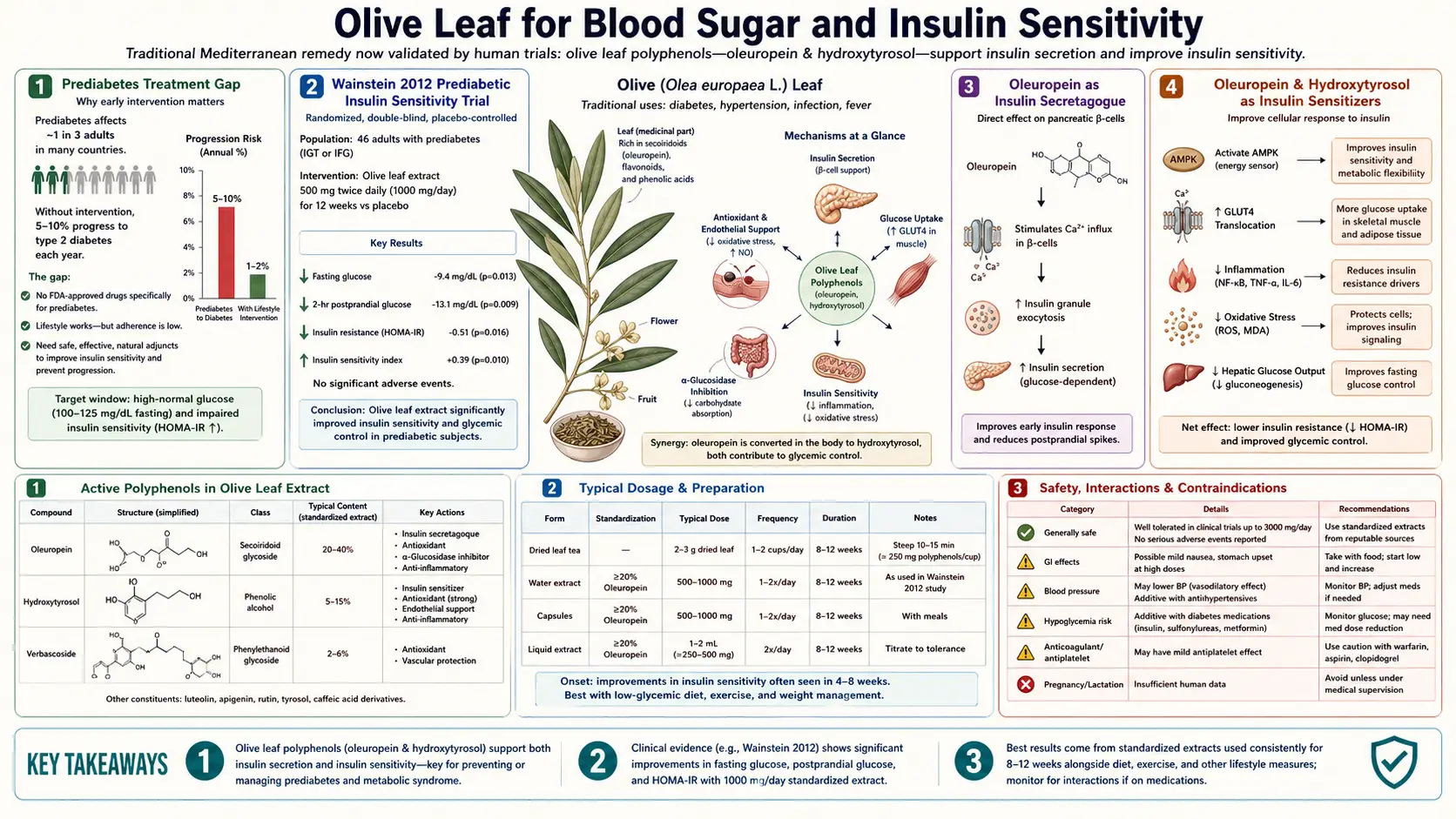 Blood Sugar — scientific infographic poster