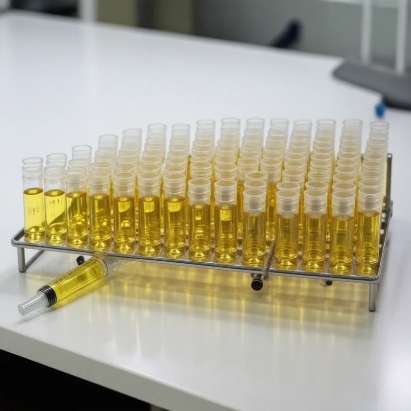 Extract samples prepared for alkaloid testing
