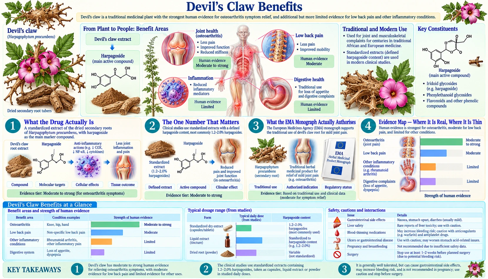 Benefits — scientific infographic poster