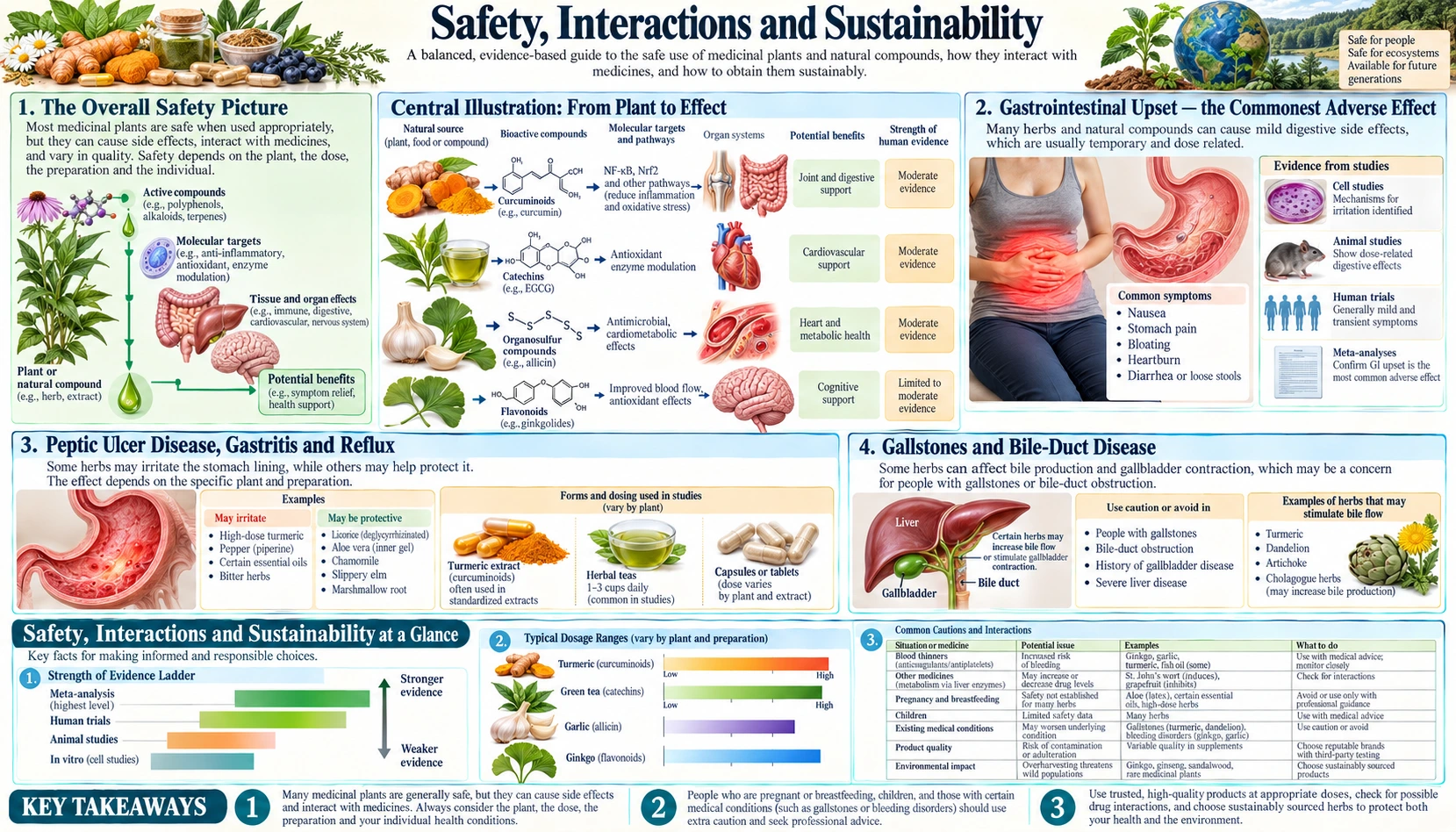 Safety Interactions and Sustainability — scientific infographic poster