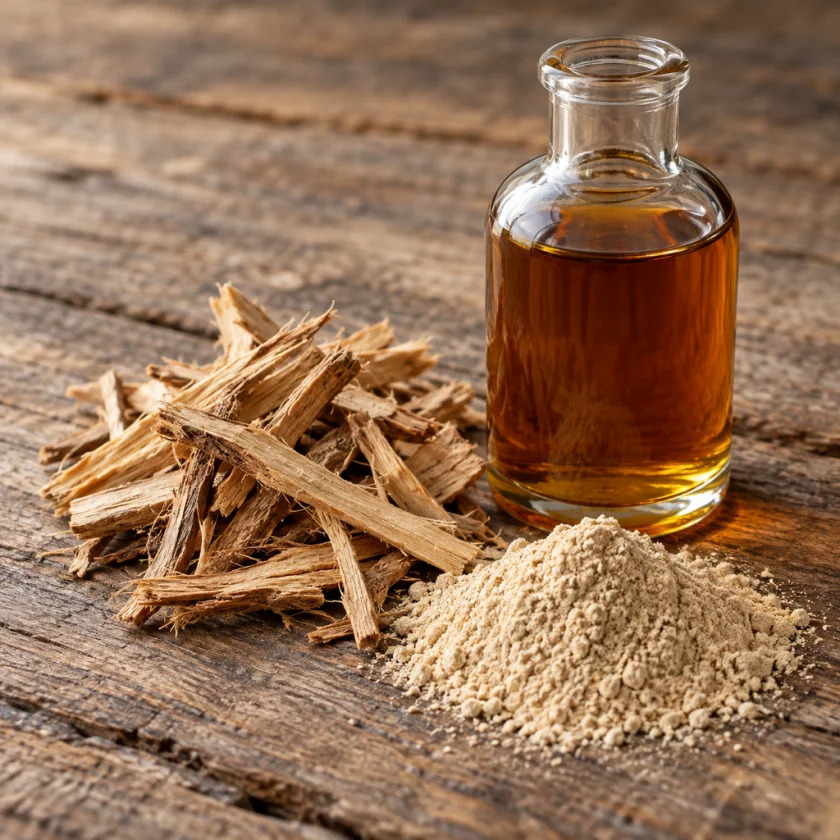 Muira puama chips, powder and tincture