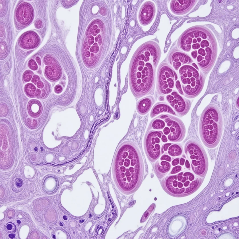 Scalp hair follicles, which respond to androgens