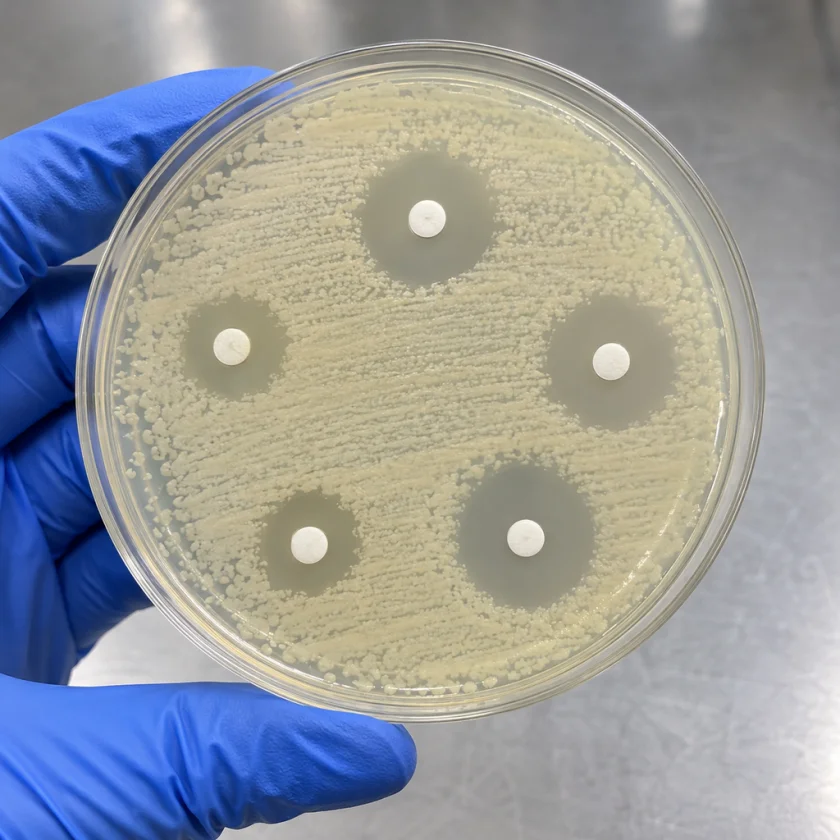 Testing elecampane extract against bacteria