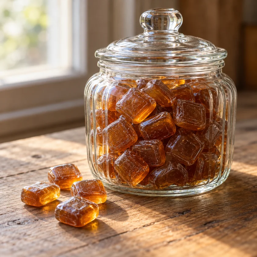 Old-fashioned horehound candy