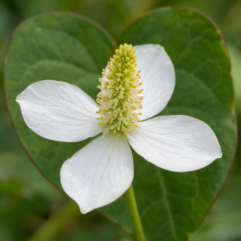 The flower of Houttuynia cordata