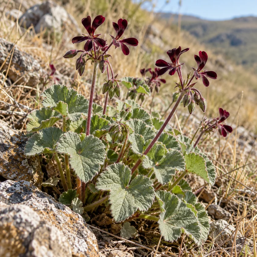 South African geranium, Pelargonium sidoides