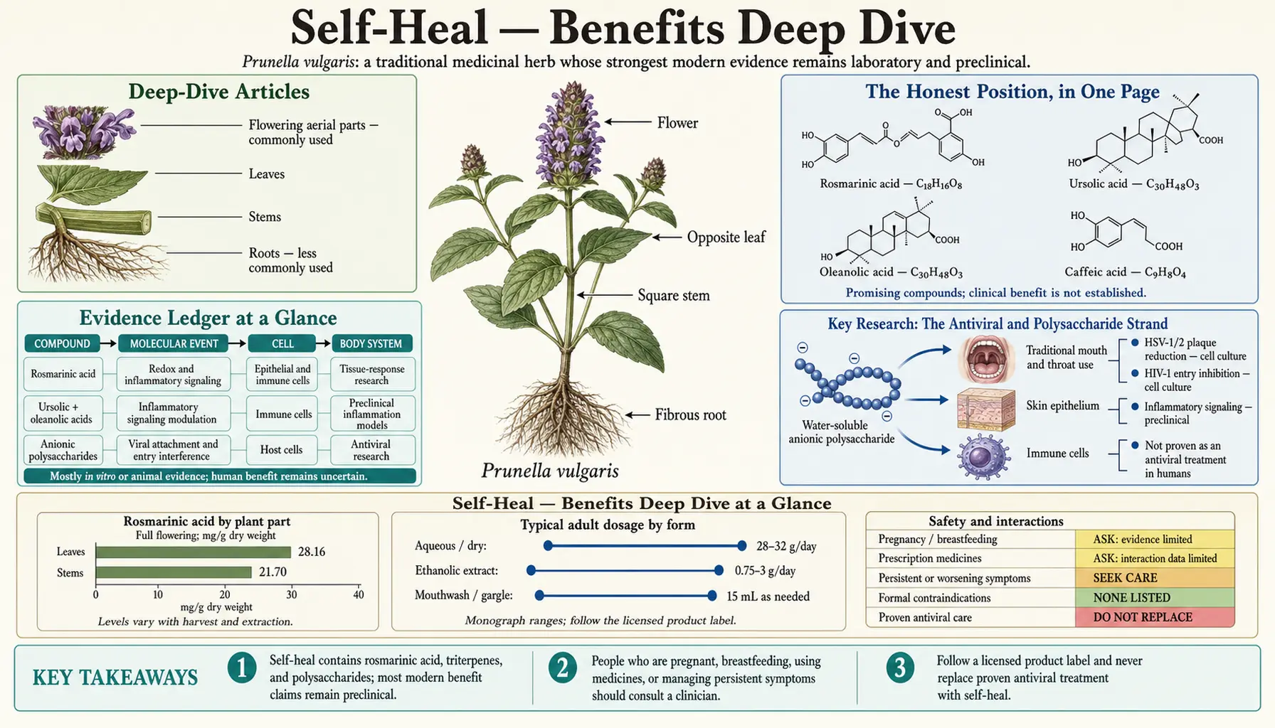 Benefits — scientific infographic poster