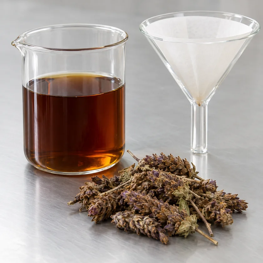 A water extract of dried self-heal flower spikes