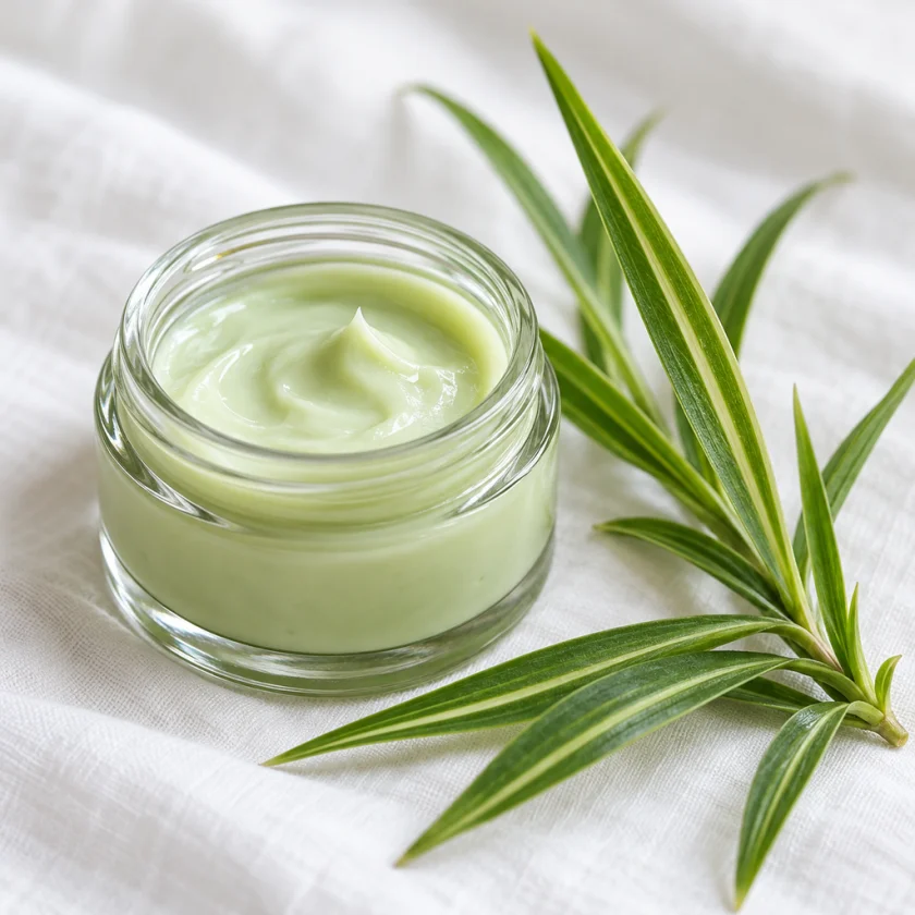 A topical snake grass cream, the form tested for herpes