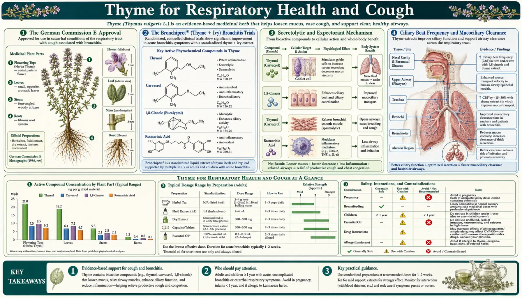 Respiratory Health and Cough — scientific infographic poster