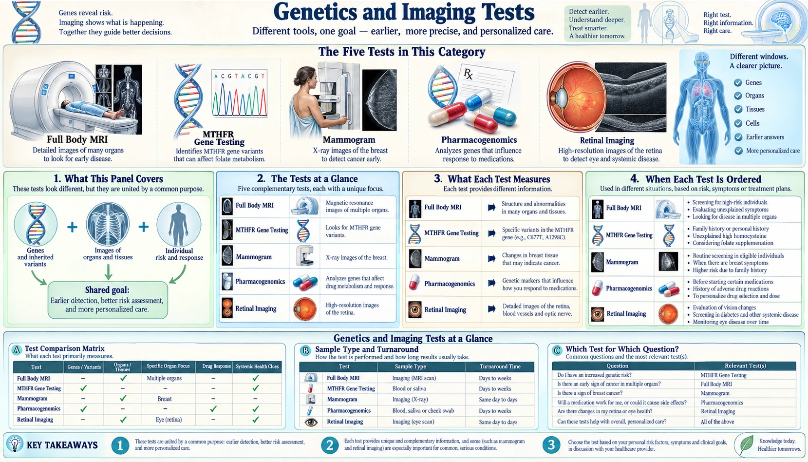 Genetics and Imaging — scientific infographic poster