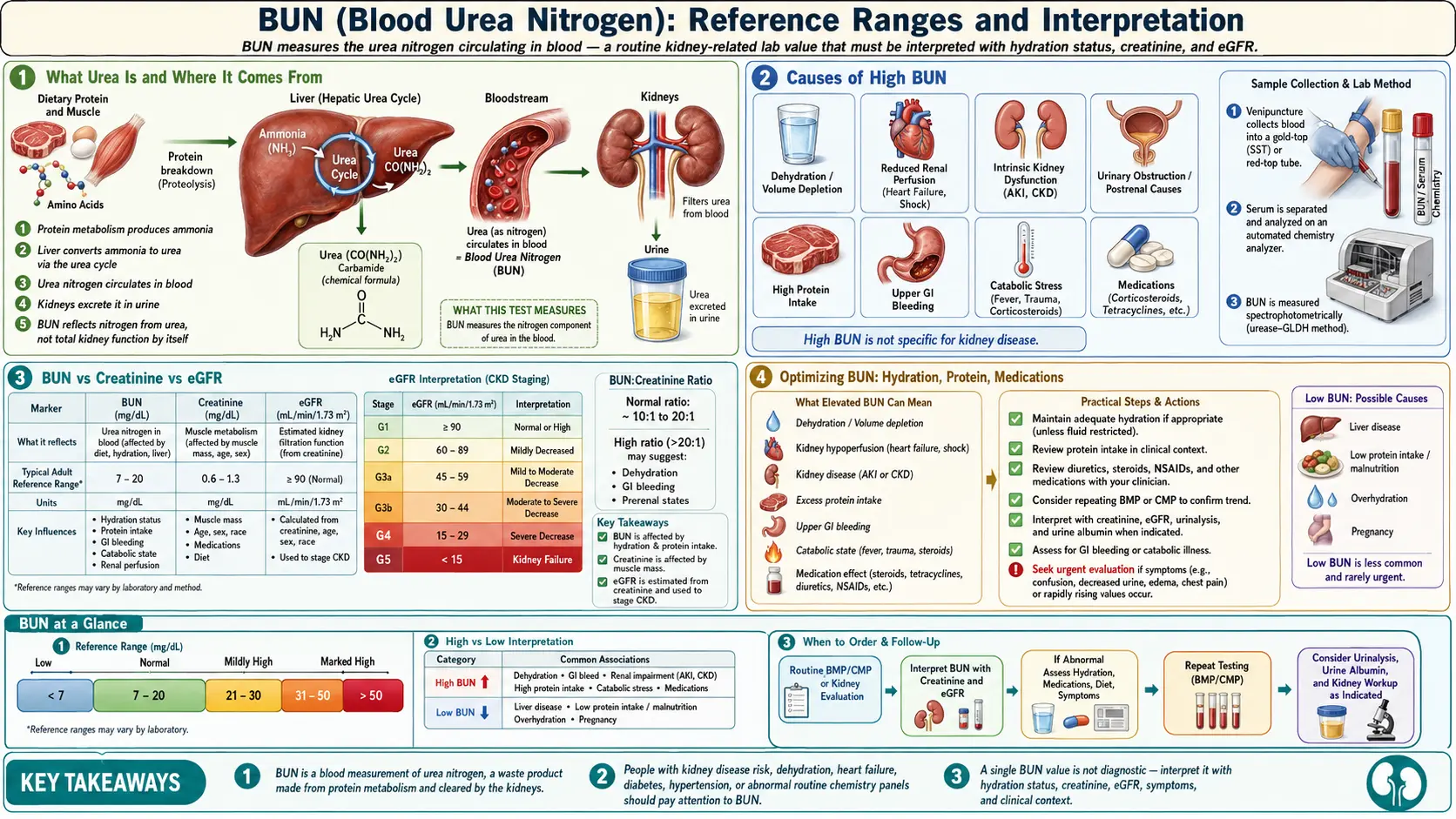 BUN — scientific infographic poster