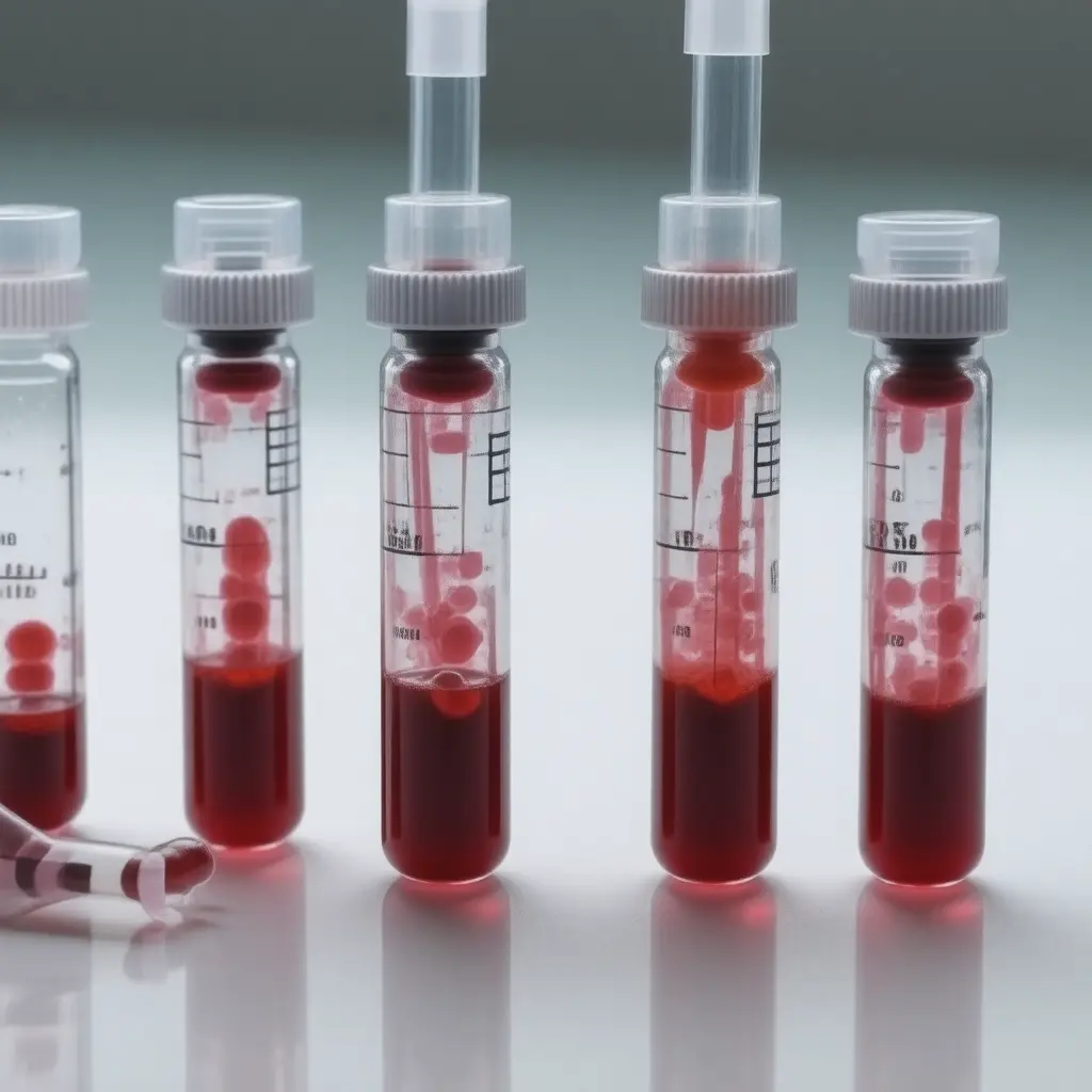 PSA Test — clinical laboratory blood draw and apparatus