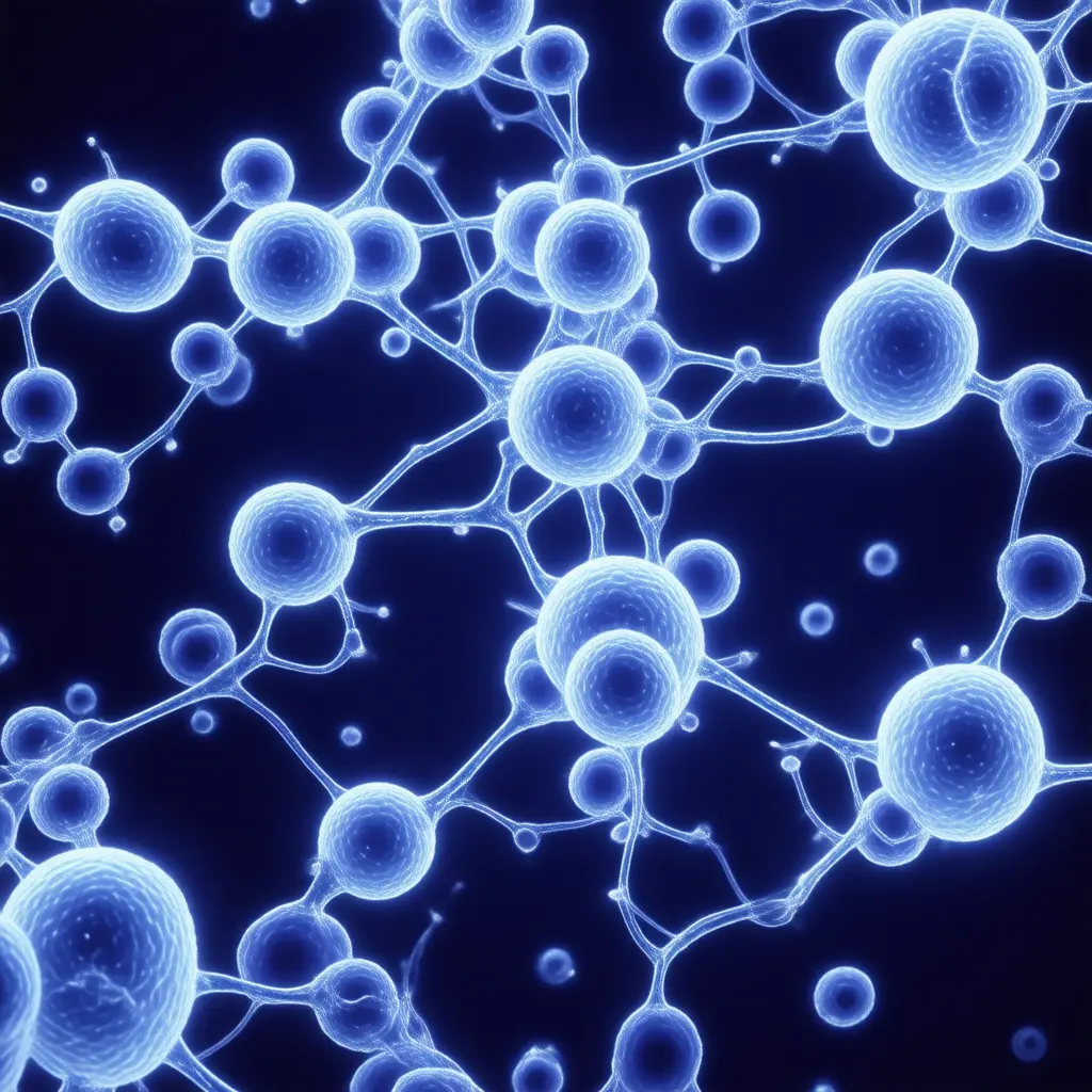 Microscopic view of biological markers measured in Vitamin B12 Test