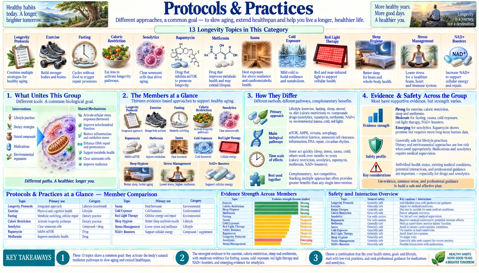 Protocols — scientific infographic poster