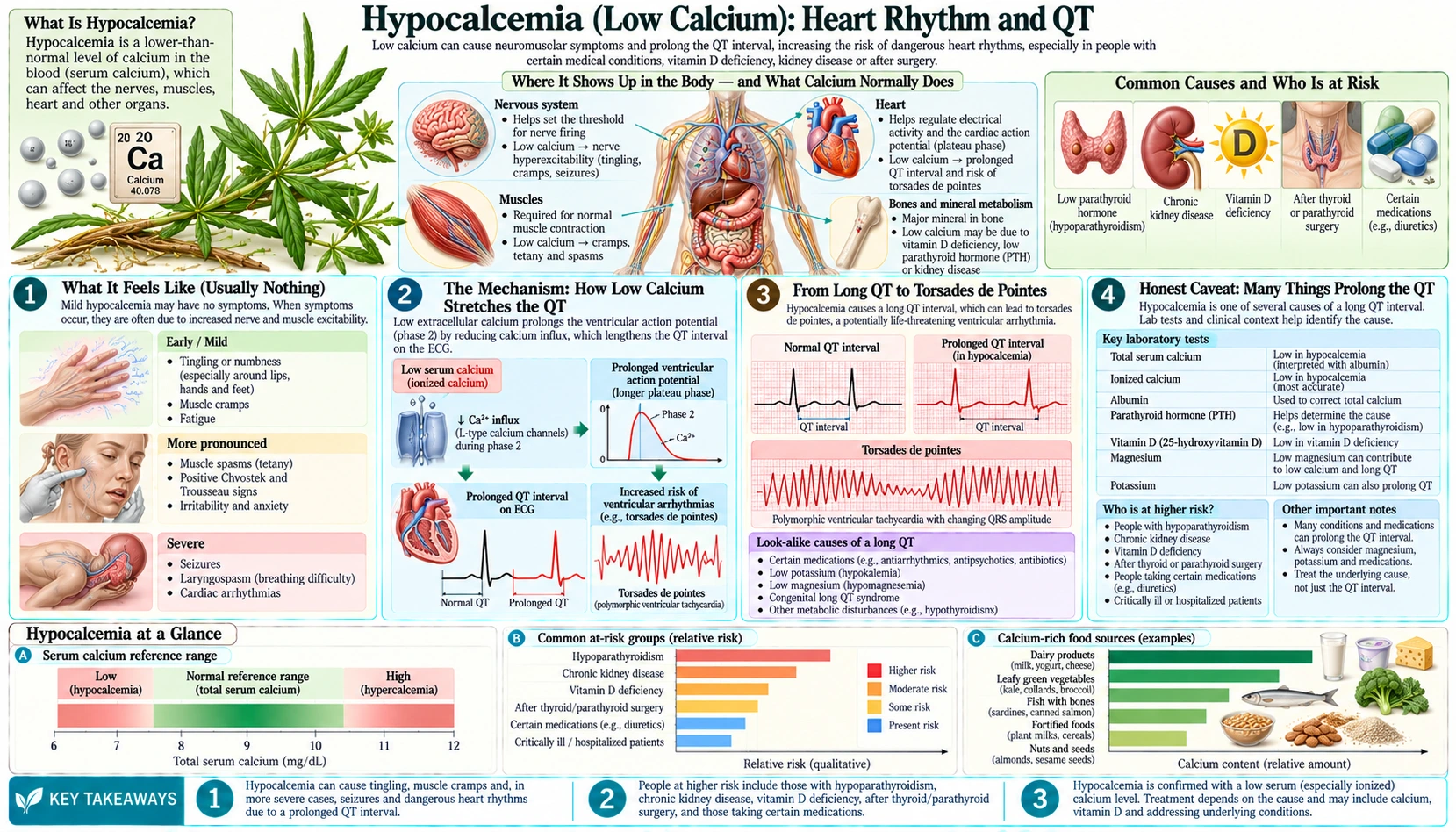Heart Rhythm and QT — scientific infographic poster