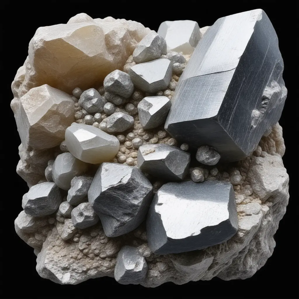 Raw phosphate-rock mineral specimens