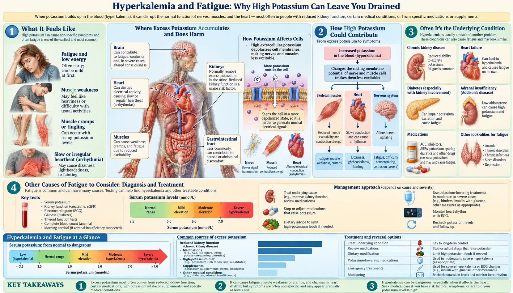 Fatigue — scientific infographic poster