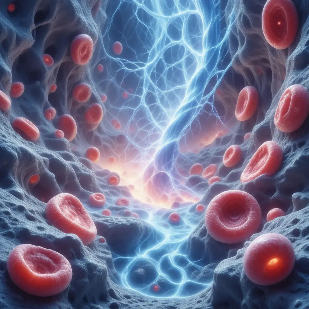 Magnesium glycinate flowing through human physiology